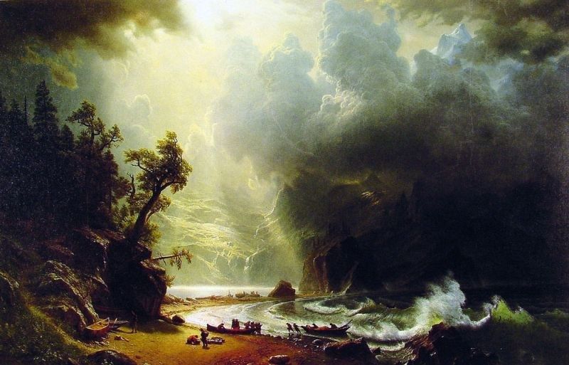 Albert Bierstadt Puget Sound on the Pacific Coast